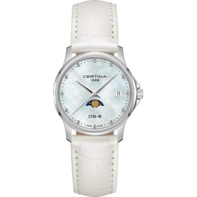 ЧАСОВНИК CERTINA DS 8 MOONPHASE LADY 32MM C045.223.16.131.00