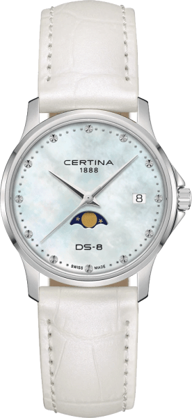 ЧАСОВНИК CERTINA DS 8 MOONPHASE LADY 32MM C045.223.16.131.00