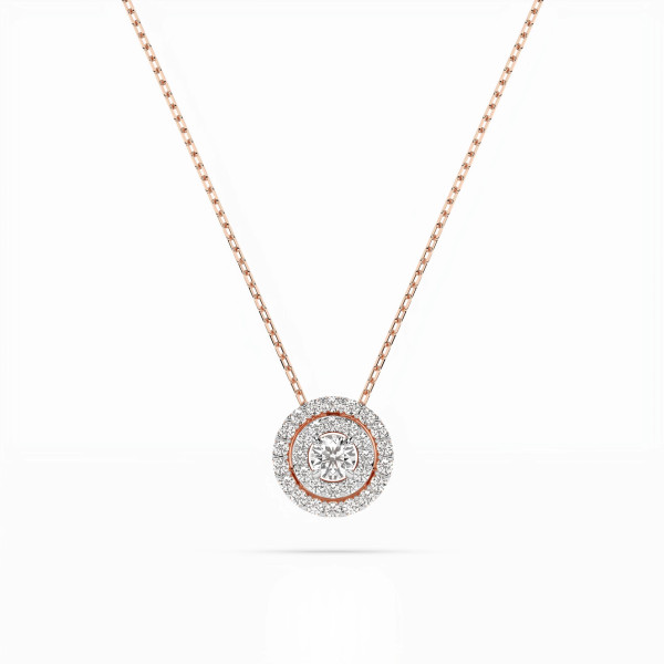 Cara колие с диаманти 0.09+0.15 ct – ЗЛАТНО БИЖУ 14К K104-10043R/14K
