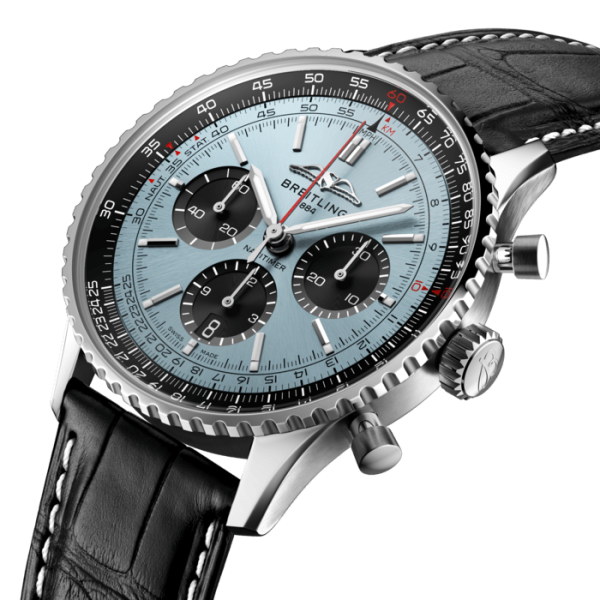 BREITLING NAVITIMER B01 CHRONOGRAPH ICE BLUE 43MM MEN'S WATCH AB0138241C1P1