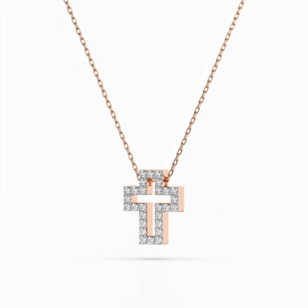 Cara колие с диаманти 0.17 ct – ЗЛАТНО БИЖУ 14К K104-10030R/14K