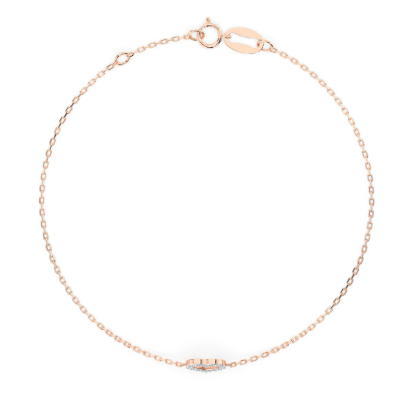 Cara гривна с диаманти 0.07 ct – ЗЛАТНО БИЖУ 14К K105-10005R/14K