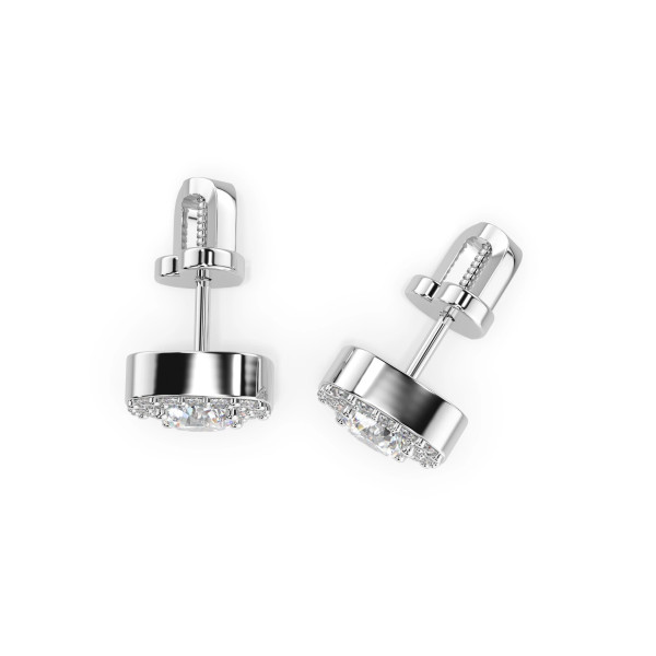 Златно бижу Cara обеци с диаманти 0.60+0.18 ct GIA сертификат K102-10152W