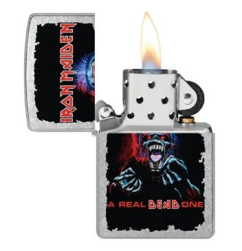 LIGHTER ZIPPO - IRON MAIDEN, A REAL DEAD ONE DESIGN
