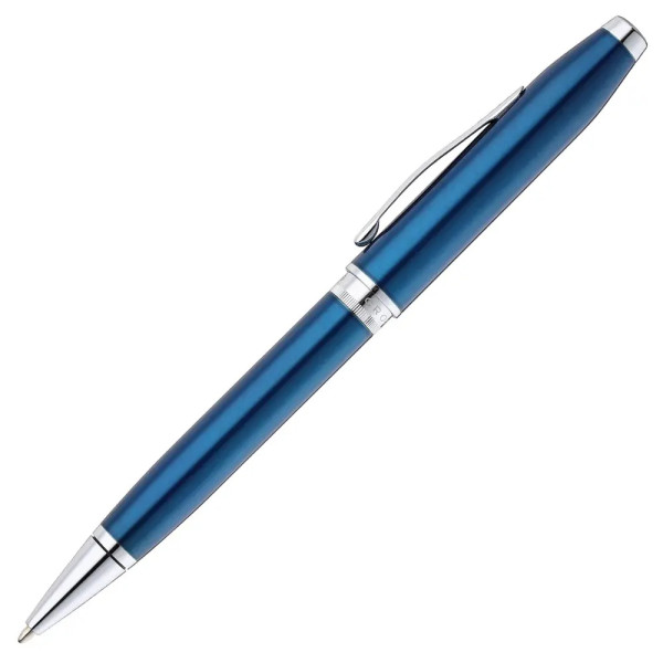 Химикалка Cross Foundry - Glossy Translucent Blue Lacquer