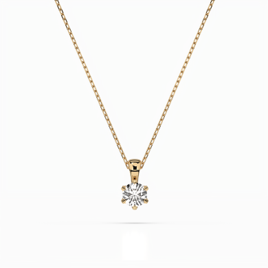 CARA Златно колие с диамант 0,30 ct GIA сертификат K104-10004Y