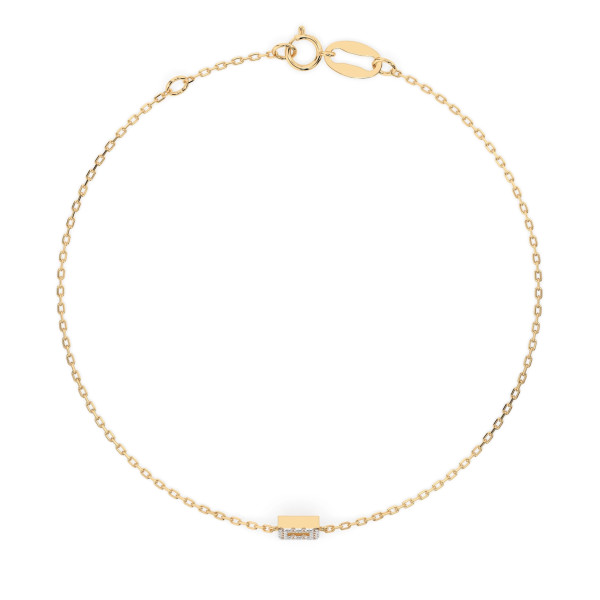 Cara гривна с диаманти 0.06 ct – ЗЛАТНО БИЖУ 14К K105-10016Y/14K