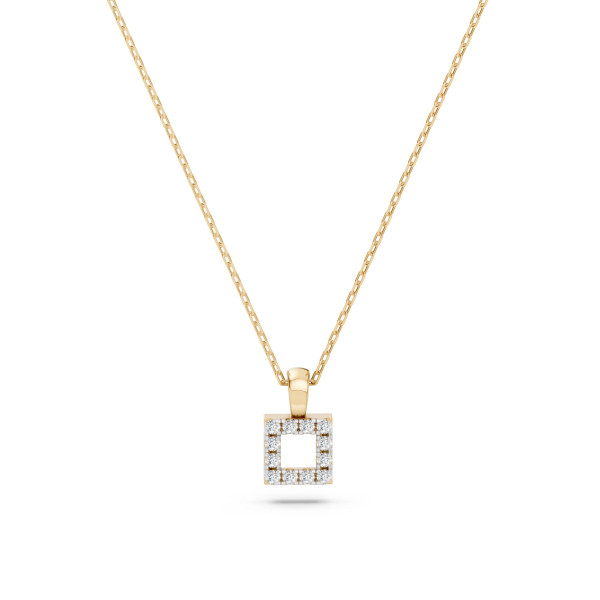 Cara колие с диаманти 0.06 ct – ЗЛАТНО БИЖУ 14К K104-10079Y/14K