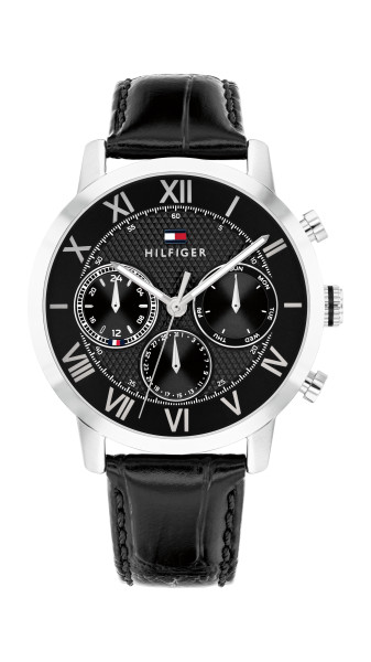 часовник tommy hilfiger 1710725 мъжки черен циферблат classicwatches.bg