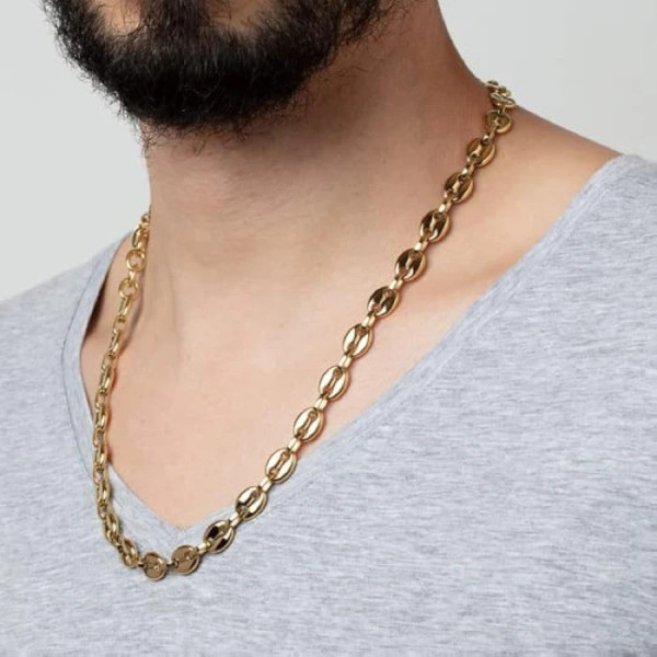 LOTUS STYLE URBAN MAN STEEL NECKLACE LS2140-1/2