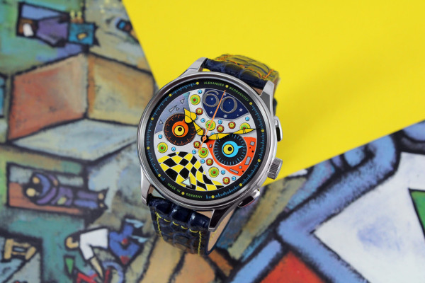 ALEKSANDER SHOROKHOFF CRAZY EYES CHRONO 42MM LIMITED EDITION AS.LCD-CRS03-A