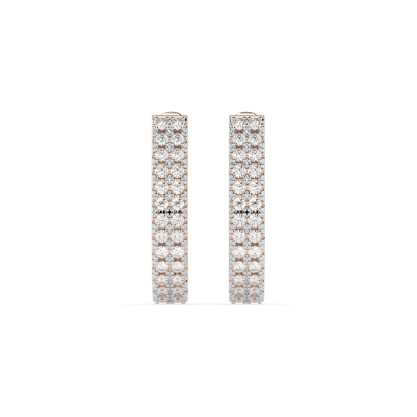 Cara обеци с диаманти 0.22 ct – ЗЛАТНО БИЖУ 14К K102-10300R/14K