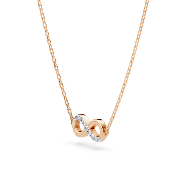 Cara колие с диаманти 0.05 ct – ЗЛАТНО БИЖУ 14К K104-10072R/14K