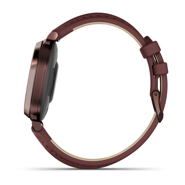 Garmin Lily 2 Classic Dark Bronze with Mulberry leather strap 010-02839-73