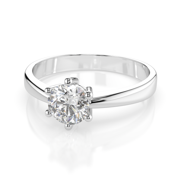 CARA Златен пръстен с диамант 0.40 ct GIA сертификат K101-10151W 