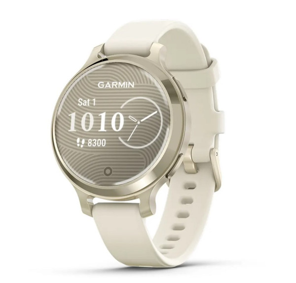 GARMIN LILY 2 ACTIVE LUNAR GOLD С BONE СИЛИКОНОВА КАИШКА