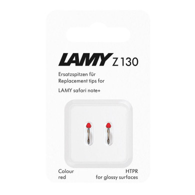 Сменяем връх Z130 за Lamy Safari Note+, 2 бр, червен цвят