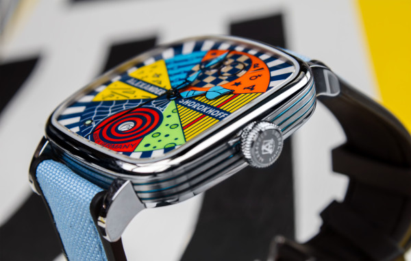 Часовник ALEXANDER SHOROKHOFF Kandy Avantgarde Blue 41x41mm LIMITED EDITION 50PCS  AS.KD-AVG-B 