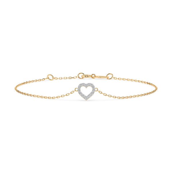Cara гривна с диаманти 0.07 ct – ЗЛАТНО БИЖУ 14К K105-10005Y/14K