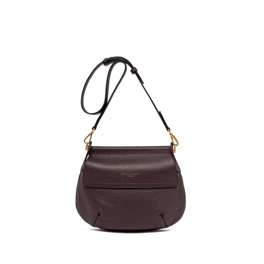 ДАМСКА ЧАНТА ЕСТЕСТВЕНА КОЖА- РЪЧНА ИЗРАБОТКА GIANNI CHARINI 10710 PLUM