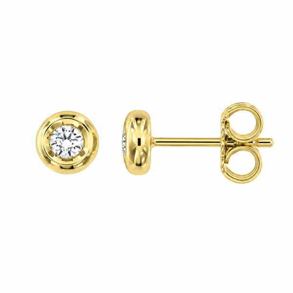 Cara Diamanti златни обеци с диаманти BB0445Y/0.10ctsSI/H