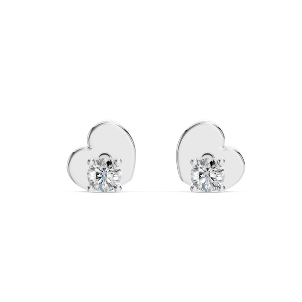 Cara обеци с диаманти 0.12 ct – ЗЛАТНО БИЖУ 14К K102-10012/1W(2.5)/14K