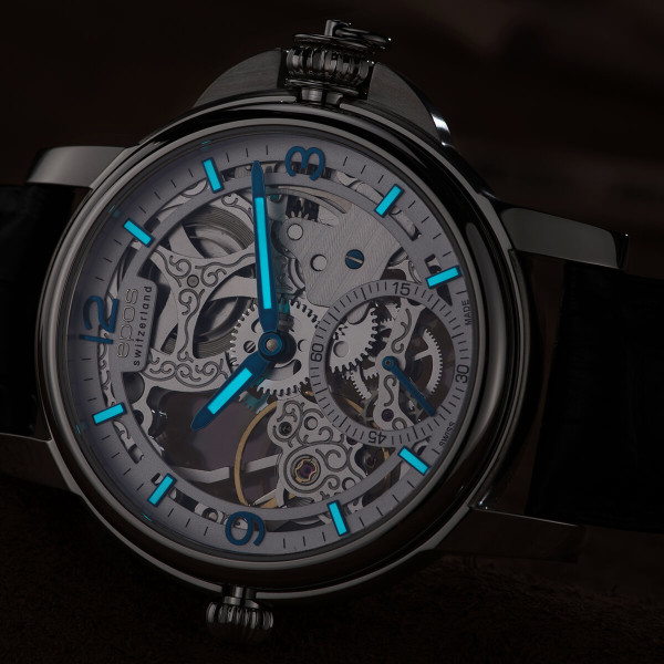 EPOS 3429.195.20.58.25 лимитиран 3-в-1 скелетон със сребрист циферблат – classicwatches.bg