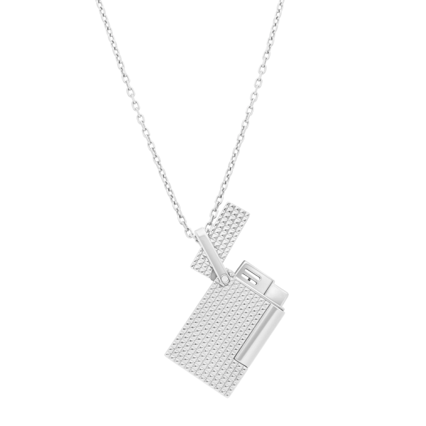 Запалка S.T.Dupont Lighter Necklace Diamond Head Silver K27066CH