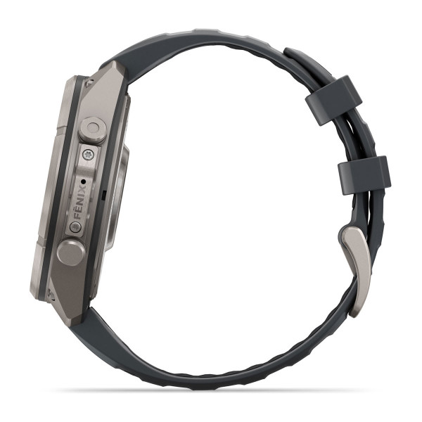 Garmin Fenix 9 Pro inReach Titanium с Graphite/Black силиконова каишка 010-04336-21