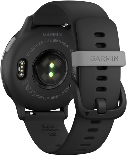 GARMIN vívoactive® 5 - vívoactive® 5 - Slate безел с Black корпус и силиконова каишка