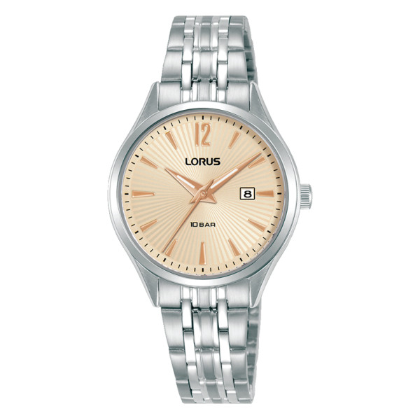 Lorus RJ297BX9 дамски часовник със светъл циферблат и дата – ClassicWatches.bg