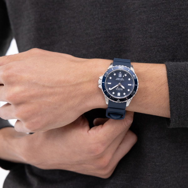 HUGO BOSS 1514292 мъжки спортен часовник със син безел – classicwatches.bg