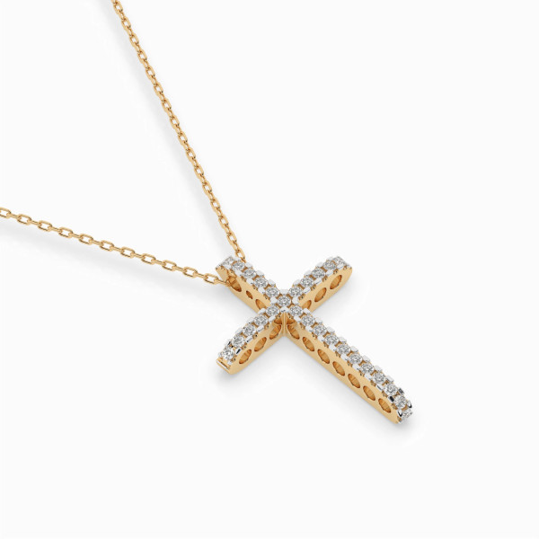 Cara колие с диаманти 0.14 ct – ЗЛАТНО БИЖУ 14К K104-10026Y/14K