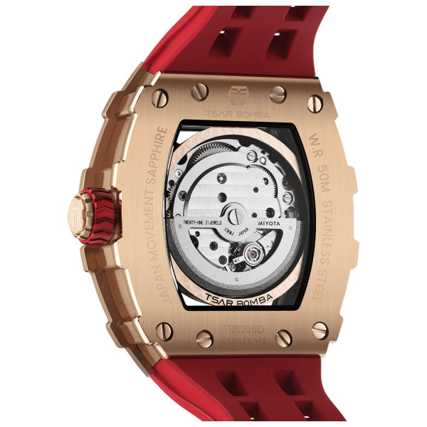 TSAR BOMBA T-Elemental Automatic Red TB8208D-12