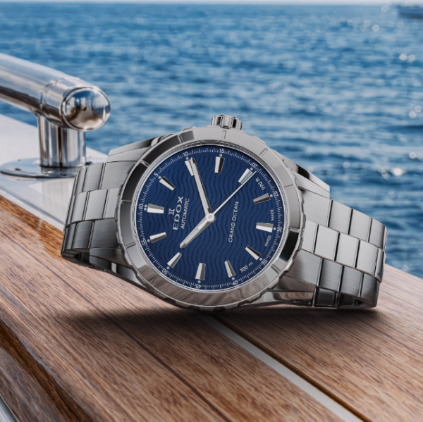 ЧАСОВНИК EDOX GRAND OCEAN AUTOMATIC 40 ММ 80140-3M-BUIN