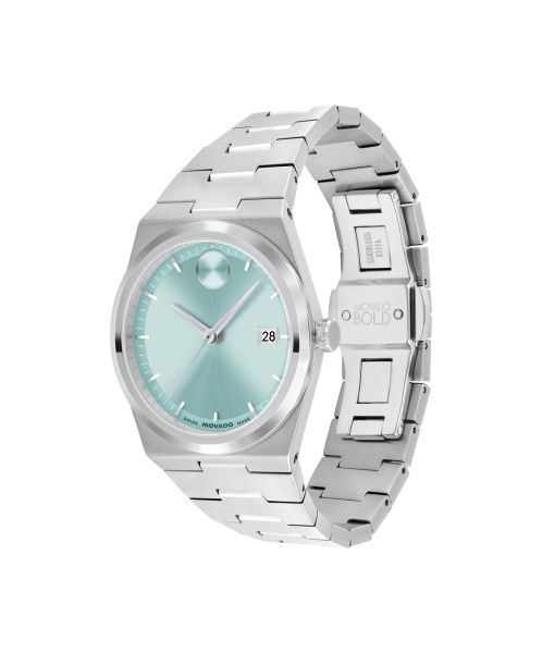 часовник movado 3601186 дамски bold морскосин циферблат classicwatches.bg