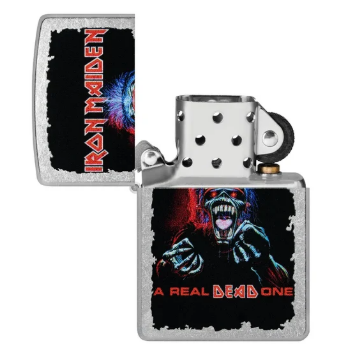 LIGHTER ZIPPO - IRON MAIDEN, A REAL DEAD ONE DESIGN