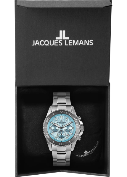 jacques lemans 1-2206K водоустойчив 20 ATM мъжки часовник classicwatches.bg