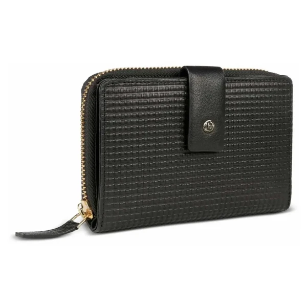 Дамски портфейл Bugatti - Noemi M, RFID защита, черен