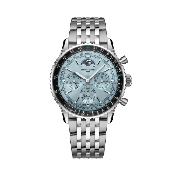 часовник breitling navitimer b19 pb1920251c1a1 ледено син циферблат classicwatches.bg