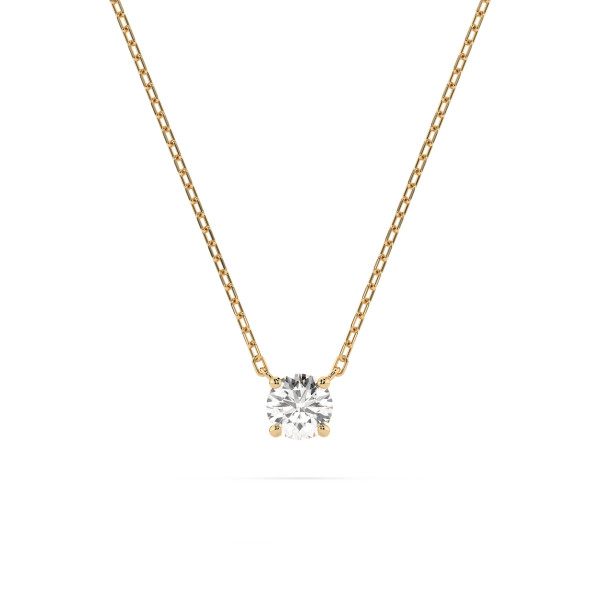 Cara колие с диамант 0.15 ct – ЗЛАТНО БИЖУ 14К K104-10040Y(3.4)/14K