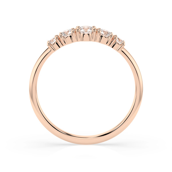 Cara пръстен с диаманти 0.15+0.27 ct – ЗЛАТНО БИЖУ 14К K101-10128R/14K