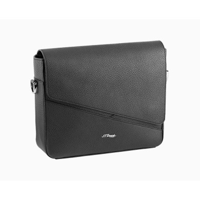 Чанта през рамо S.T.Dupont BLACK GRAINED NEO CAPSULE MESSENGER BAG 181244