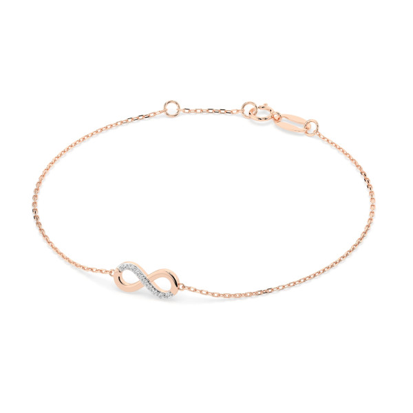 Cara гривна с диаманти 0.05 ct – ЗЛАТНО БИЖУ 14К K105-10009R/14K