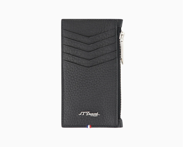 Калъф за документи S.T.Dupont NEO CAPSULE BLACK CARD HOLDER WITH COIN POCKET 180227
