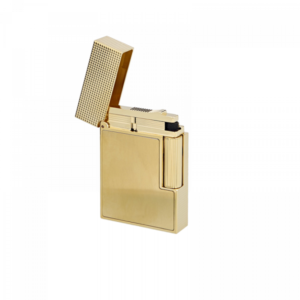 ЗАПАЛКА S.T.DUPONT LIGNE 2 SMALL BRUSHED YELLOW GOLD C18602