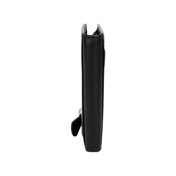 Калъф за карти и документи Bugatti - Secure Slim Carbon, черен