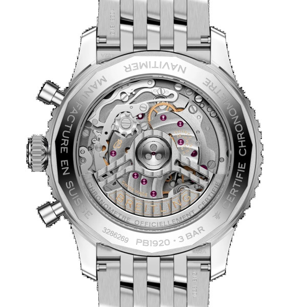 часовник breitling navitimer b19 платинен безел 43 мм classicwatches.bg