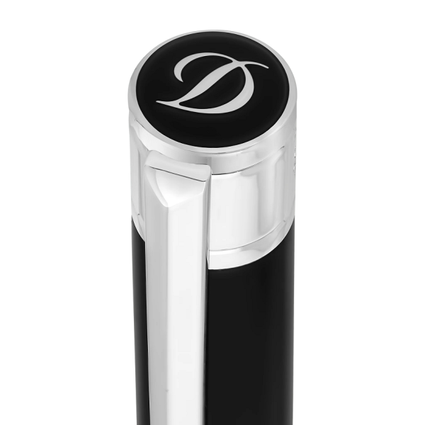 Химикалка S.T.Dupont Initial Black And Chrome 275200
