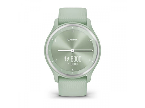 GARMIN VIVOMOVE SPORT COOL MINT КОРПУС И СИЛИКОНОВА КАИШКА С SILVER АКЦЕНТИ 010-02566-03